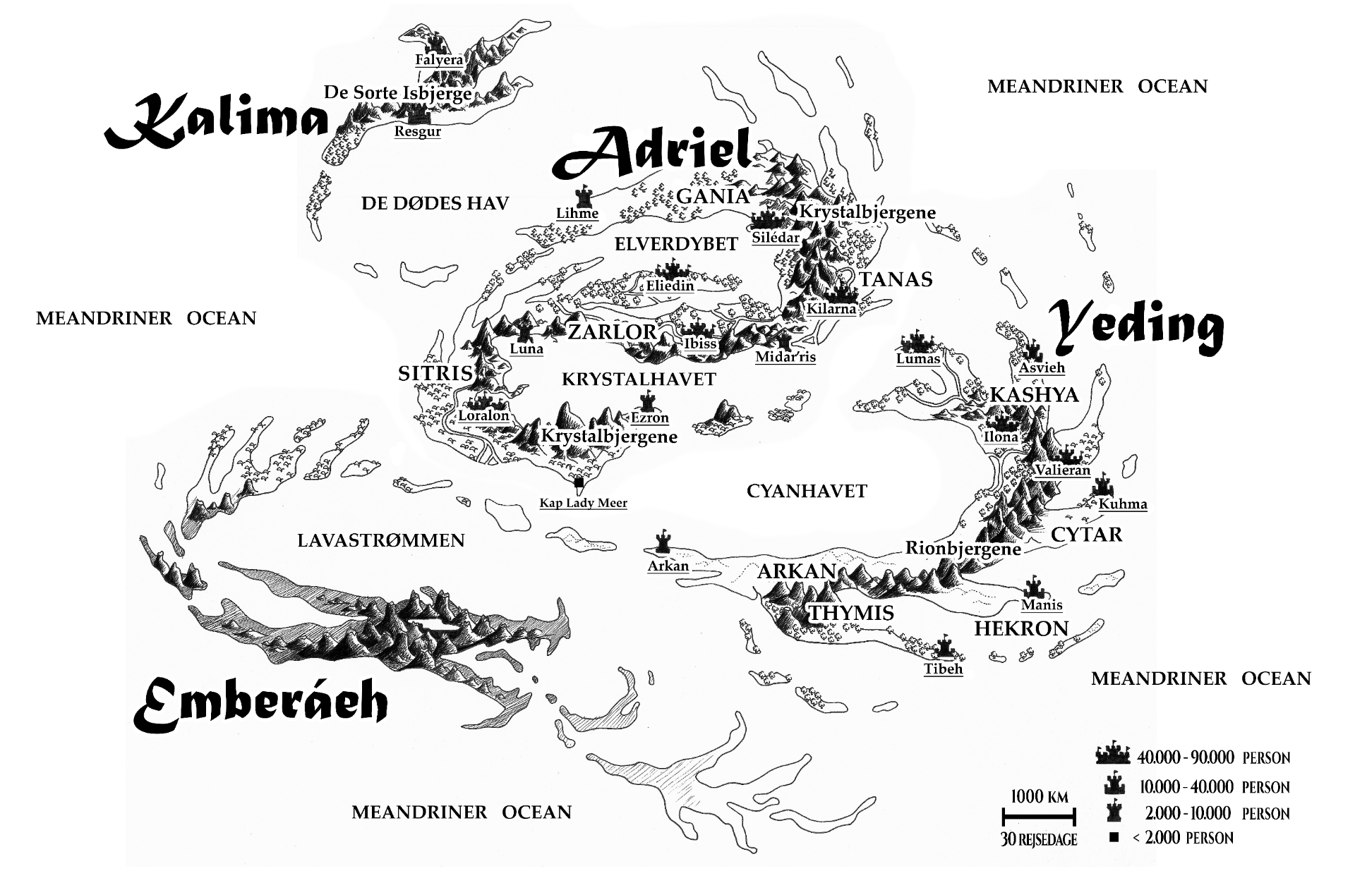 Danish World Map